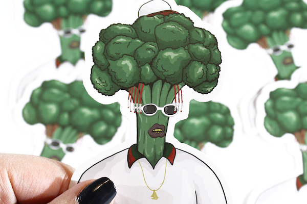 Broccoli sticker